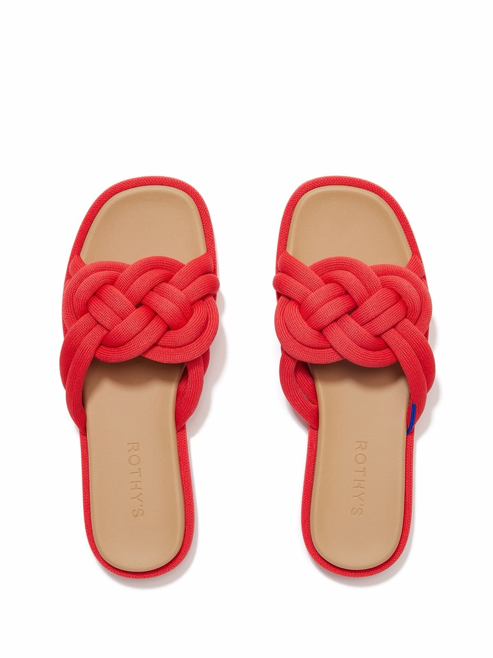 Rothy's Women’s The Summer slide Sandals in Red Hot NEW size 8
